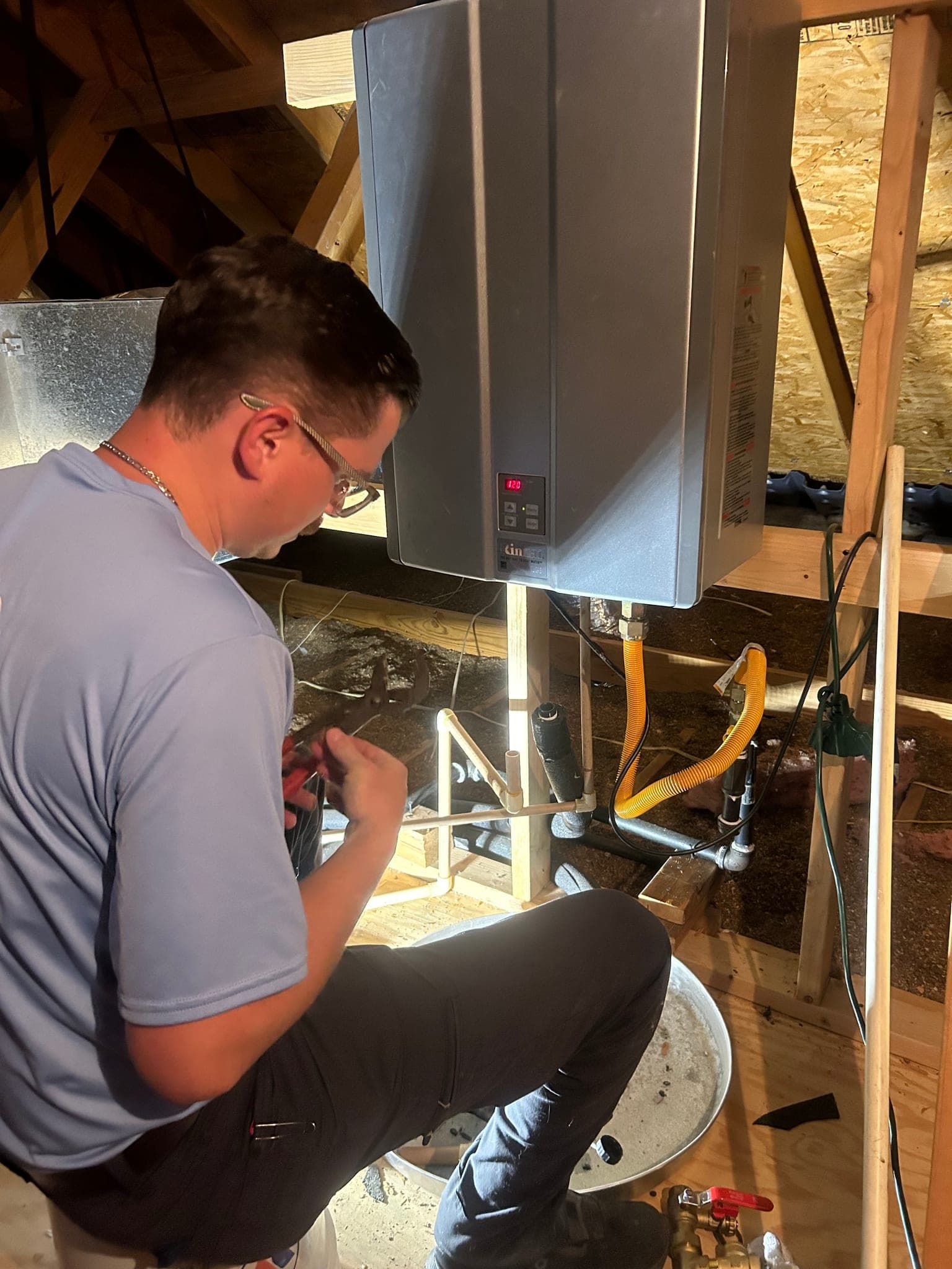Tankless Water Heater Installation in Rockwall, TX