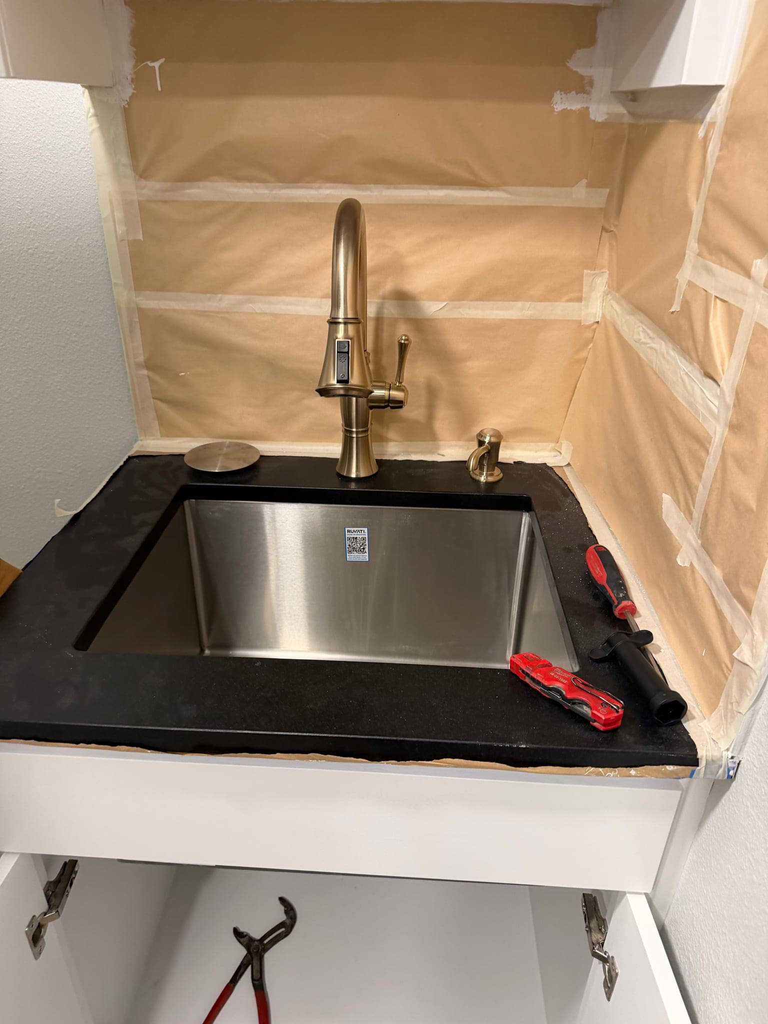 Kitchen Faucet Installation with P Trap Replacement in Heath, TX