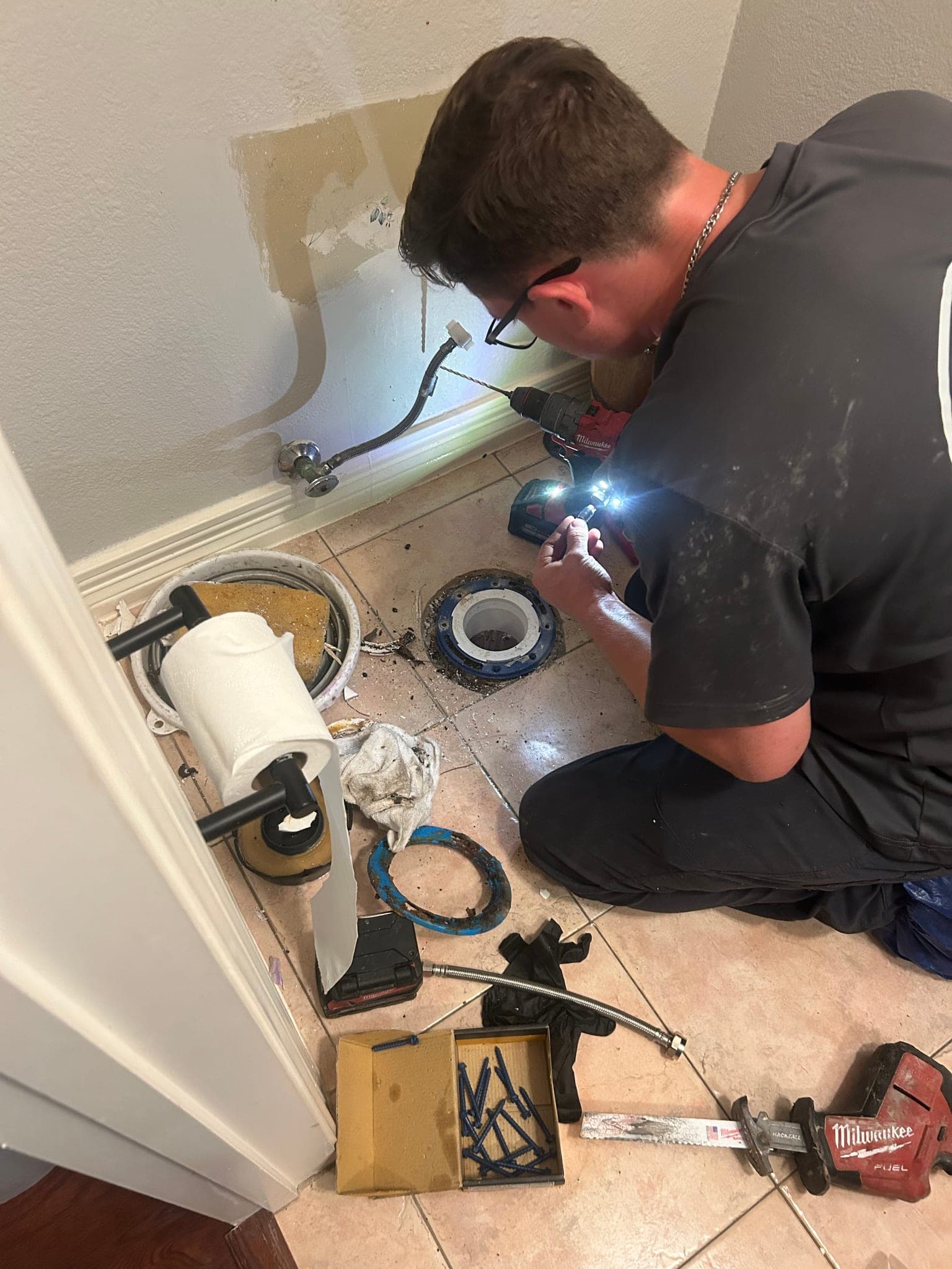Toilet Flange Replacement in Southlake, TX