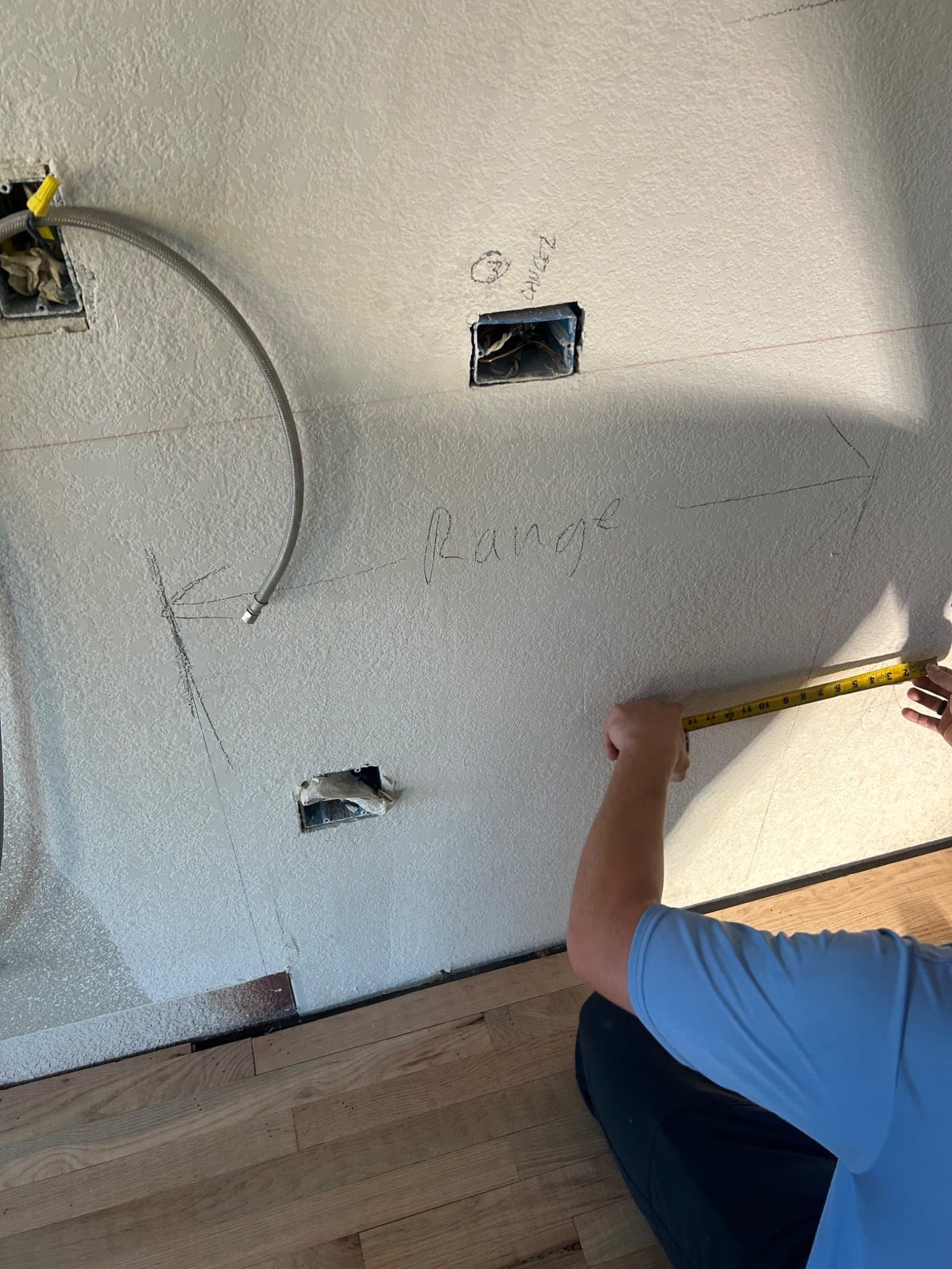 Gas Line Installation for Range with Shutoff Valve in Rockwall, TX