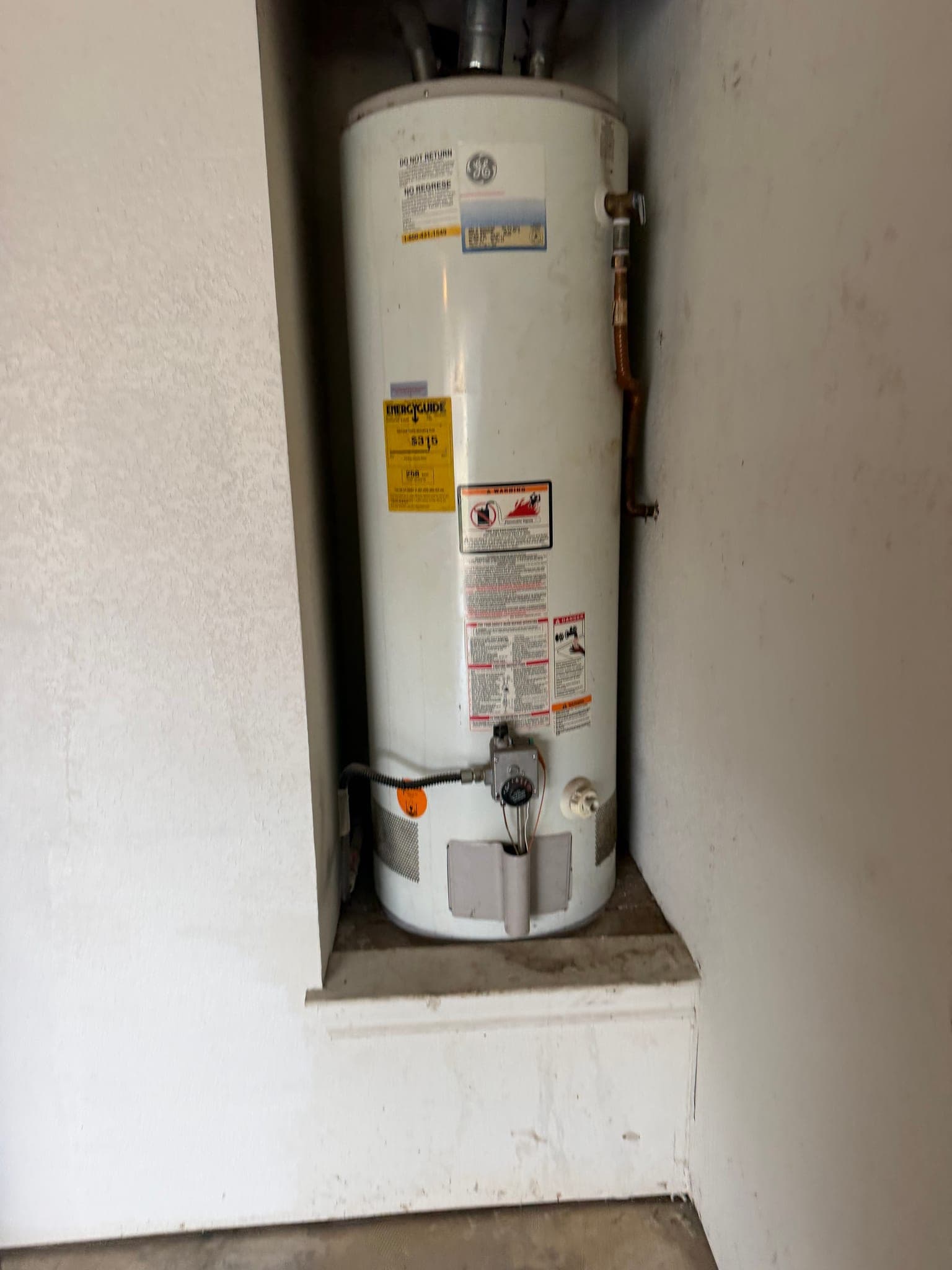 50 Gallon Natural Gas Water Heater Installation in Rowlett, TX