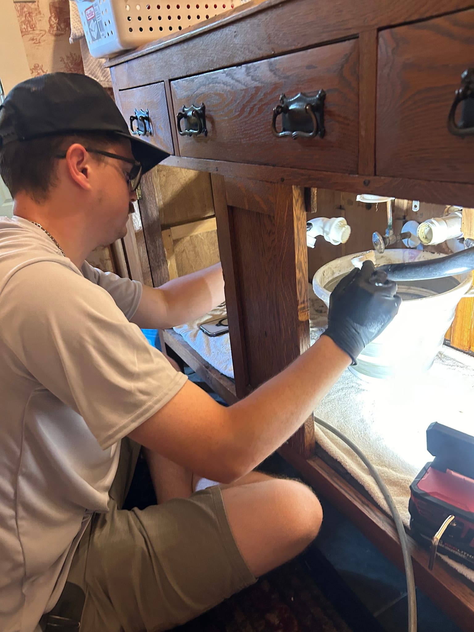 Electric Snake Drain Cleaning for Bathroom Lavatory in Heath, TX